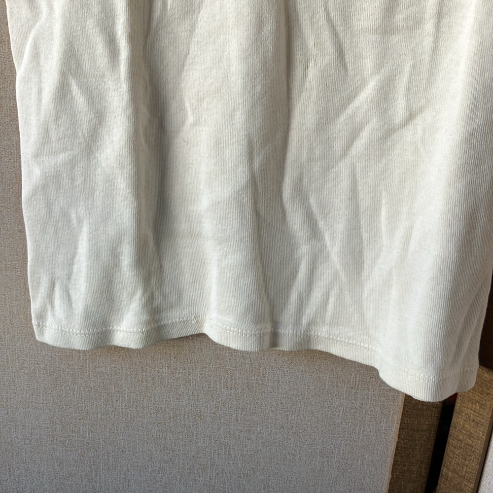 FINAL MARKDOWN Simply Roses Cream Top osfm - Picture 4 of 9